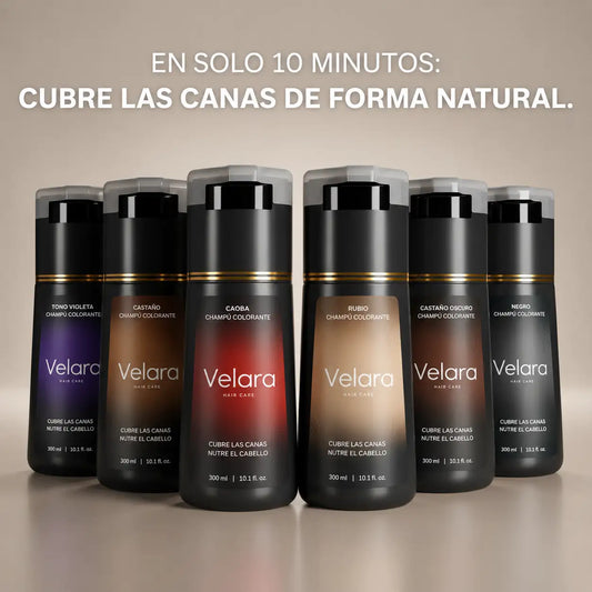 Champú colorante instantáneo