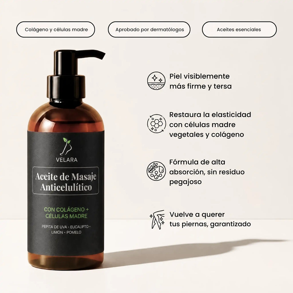 Aceite de masaje anticelulítico