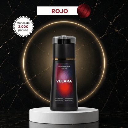 Champú colorante instantáneo